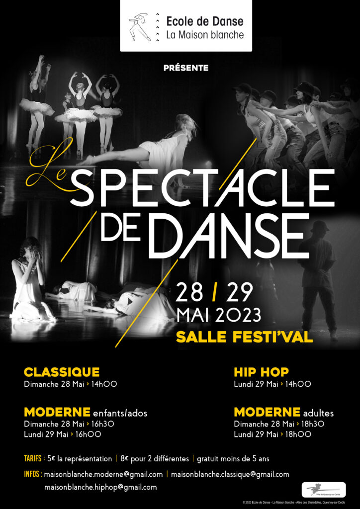 Spectacle de danse 2023 moderne hip hop classique