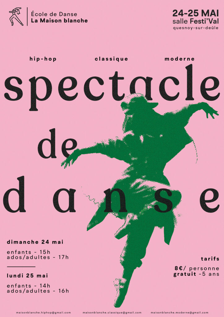 affiche spectacle de danse 2026